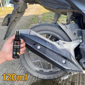 SweetCandi~High Temperature Resistant Matte Black Spray Paint Renew Rusty Motorcycle Exhaust Muffler