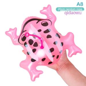 qidaowu 1Pc 11 20cm Inflatable Frog Luminous Balloons Swimming Pool Party Water Game Balloons Beach Shower Frog Fun Toys for Kids