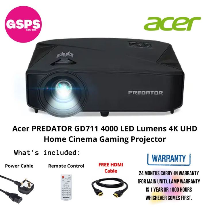 EHTW7100 LCD 4K UHD HOME CINEMA PROJECT 3000 LUMENS-200,000:1 CONTRAST EPSON