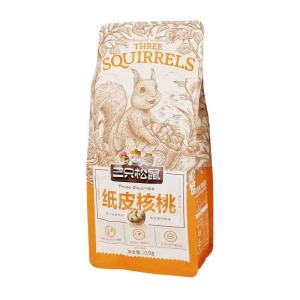 Three Squirrels Pecan Nuts 160g Macadamia Walnut Badam Nuts Ready to eat snacks 三只松鼠碧根果夏威夷果巴旦木纸皮核桃