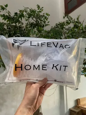 Thiết Bị Hút Dị Vật Chống Hóc LIFEVAC- Bộ Sơ Cứu Cho Bé Và Người Lớn Hỗ Trợ Hô Hấp Khẩn Cấp - Dụng Cụ Sơ Cứu Chống Ngật Khân Cấp