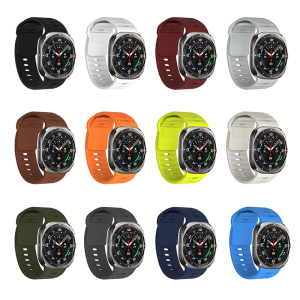 Strap for Samsung Galaxy Watch Ultra 47mm Strap Silicone Band Soft Sport Bracelet For Galaxy 7 Ultra 47 MM Smart Watch Band Replacement Watchband