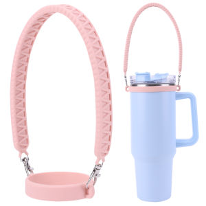 Silicone Water Bottle Handle for 8-40oz Sports Bottles Perfect for Hiking Running and Gym Use Non-Slip and Comfortable Grip
