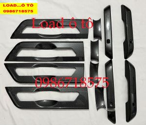 Bộ Ốp Tay Hõm Cửa Carbon Xe KIA CARNIVAL 2022-23 Mẫu Vân Carbon Cao Cấp