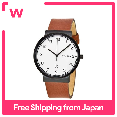 Skagen quartz wristwatch SKW6297 white silver/brown [Men's