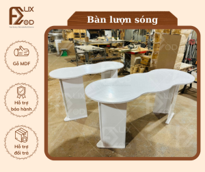 BÀN LÀM VIỆC/ BÀN ĂN LƯỢN SÓNG