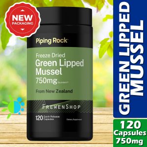 GREEN LIPPED MUSSEL 750mg x 120 Capsules Perna Canaliculus Extract Supplement