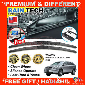 Taiwan Silicone Wiper TOYOTA HARRIER XU30 2003-2012 (26/22) RAIN-TECH RAZOR HYBRID Aerodynamic Car Wiper