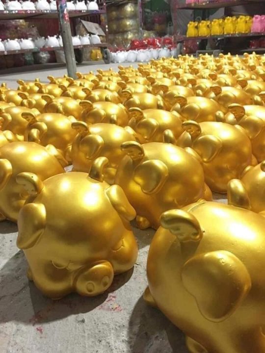 Lợn vàng đựng tiền tiết kiệm bằng nhựa | Lazada.vn