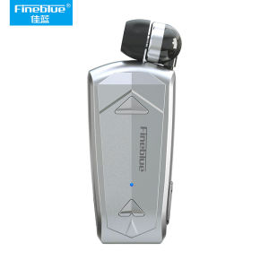 Fineblue F520 Tai nghe bluetooth kẹp cổ áo Tai Nghe Phổ Tai Nghe Không Dây Có Thể Thu Vào Tai nghe có mic Cho Di Động Cuộc Gọi Điện Thoại Đến nhắc nhở bằng giọng nói Rung Nhắc Nhở Có Thể Kết Nối Hai Điện Thoại Cùng Một Lúc