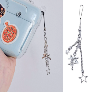 Handmade Y2K Phone Chain Pendant Charm Rope Cute Cellphone Strap Lanyard Gothic Chain for Keys Bag Accessories