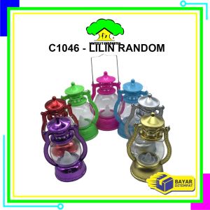 MI-C1046 Lampu Lentera Ramadhan Dekorasi Minimalis Lampu LED / Lampu Tidur Lentera Lilin Natal