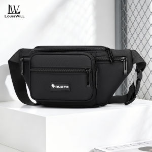 LouisWill Fashion Chest Bag Oxford Cloth Cross-Body Bag Mens Waterproof Sports Bag Large Capacity Casual Bag Messenger Bag Outdoor Fitness Bag Travel Bag Business Bag For Men