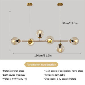 ceiling light Modern Chandelier Dining Room Drop Light Nordic Luxury Living Room