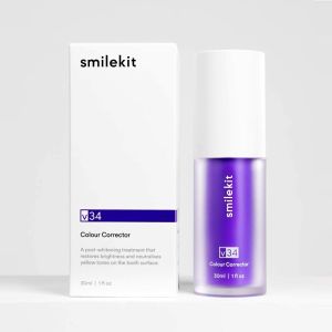 Professional Teeth Whitening Kit JS V34 Teeth Color Correction Liquid Effective Whitening Stain Removal Enamel Safe Dental Care