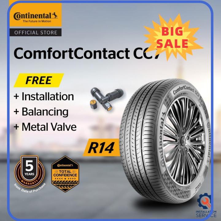 ⭐ [100% ORIGINAL] ⭐ Continental ComfortContact CC7 R14 16555 17565 ...