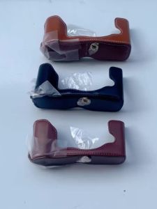 Camera Half Case For Nikon Zfc ZFC PU Leather Bottom Opening Cover With Hand Strap Oil Skin