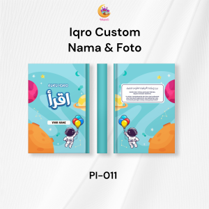 Custom Nama Dan Foto Buku Iqro Full Color Anak Milenial Kado Ulang Tahun Hadiah Souvenir - Istiqomah