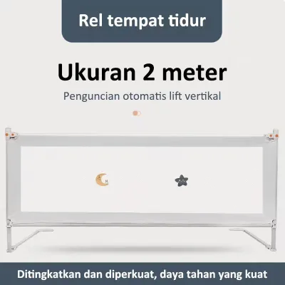 Baby Bed Rail Safety Guard Baby Bedrail 1.5/1.8/2.0M Pagar Pengaman Kasur Anak
