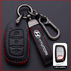 Ốp Chìa Khóa Xe Hyundai i10 Tucson Elantra Hợp Kim Cao Cấp MẪU CHÌA THÔNG MINH Họa Tiết 3 Sọc Màu Lịch Lãm Sang Trọng