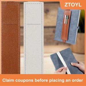 【ZTOYL】 PU Da Đàn Hồi Máy Tính Xách Tay Ban Nhạc Chủ Sở Hữu Có Thể Điều Chỉnh Bút Tay Áo Bút Chì Pouch Chủ Dây Đeo Cho Máy Tính Xách Tay Chất Kết Dính