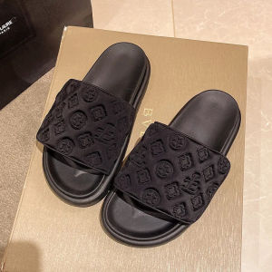 Free Shipping Letter-Printed Thick-Soled Slippers New Style For Women Suitable For Indoor Use Home Bathroom And Showering Perfect For Summer