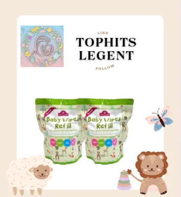TOPVALU [canister + refill] scented baby wet wipes (200pcs + 150pcs)（150s）（150s x2）（150s x6）