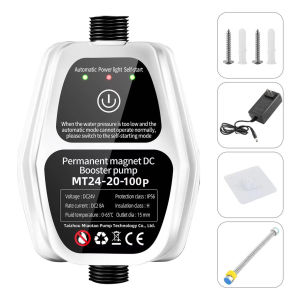 Upgraded 20 fold Pressure Automatic Booster Pump Water Pressure Connector Housing Safe And Waterproof For Kitchen Bathroom Washing Machine
