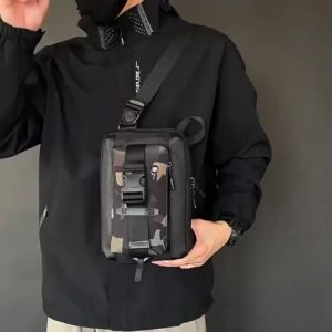 FCFRN New 2023 High Quality Waterproof&Anti-Theft Men Travel Chest Bag Outdoor Sling Crossbody Bag Sport Cycling Running Bag