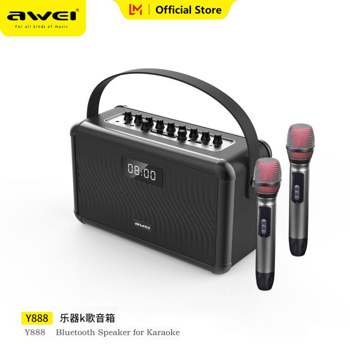 Awei 100W Bluetooth speakers for Karaoke wireless speaker