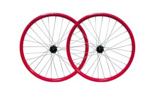 BICYCLE STEEL WHEEL SET RIM RODA BESI BASIKAL SIZE 20" INCI INCHES WITH 28H SPOKES