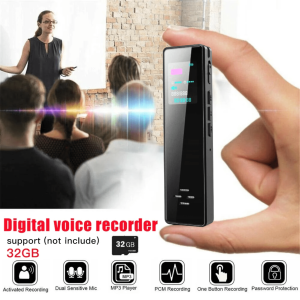 BERGARANSI Kizocay alat Perekam Suara Digital jernih jarak jauh Audio Mini Recorder Noise MP3 ZD67