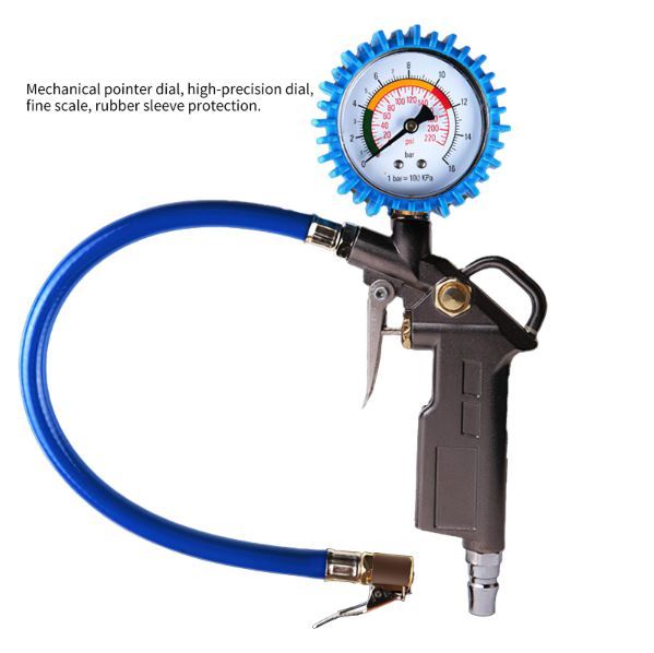 Pengesan Inflared Tire Inflator Air Pressure Gun Tire Inflator isi Angin Ban Alat Isi ...