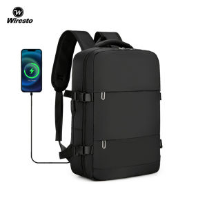 Wiresto Men Backpack Laptop Backpack Business Travel Bag Waterproof Backpack College Backpack Casual Shoulder Bag Pack School Bag for Men Women