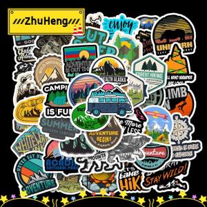 zhuheng 50 miếng dán phong cảnh Cắm trại miếng dán chống nước leo núi phiêu lưu ngoài trời