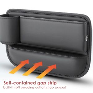 {Local Delivery} Aitemay Car Multifunctional Car Seat Pu Leather Car Interior Storage Box Gap Storage Bag New Gap Filler Portable High-End Mobile Phone Cup Holder