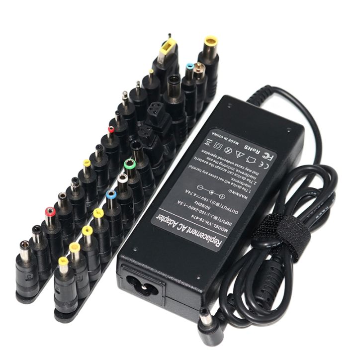 90W Universele Laptopautolader – 18-20V DC, Met USB-poort En 10 Meegeleverde Adapters, Geschikt Voor Acer En Vele Andere Merken