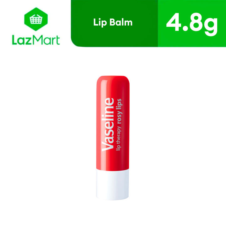 Vaseline Lip Therapy Rosy Lips Lip Balm Stick With Petroleum Jelly 4.8g