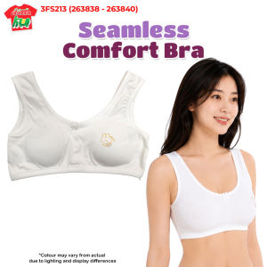 Seamless Comfort Bra Cotton Bra Wanita Remaja 10-15 Tahun | Free Size | Lembut & Skin Friendly