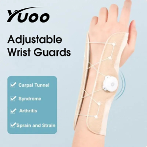 YUOO เฝือกรัดรองรับสายรัดนิ้วโป้งมือสำหรับป้องกันเอ็นอักเสบและป้องกันปลอกนิ้วหัวแม่มือ1ชิ้น