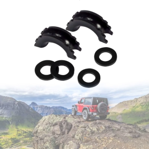 Shackle Isolator อัพเกรด Shackle Shackle & 4ชิ้นเครื่องซักผ้าเหมาะกับ3/4นิ้วออกแบบเกียร์ห่วงยึดเขย่าป้องกัน