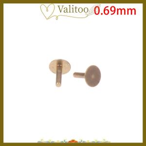 [Valitoo] 2Pcs Copper Watch Dial Feet 0.64 0.69 0.74 0.79 0.94mm Stem Watch Movement Repair Watch Replacement Spare Parts Accessories