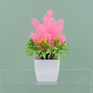 MGPT74 Pot Tanaman Hias Bunga Hias Plastik Ornamen Pot Bonsai Artificial Flower Decoration