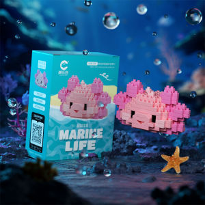 Mainan Bricks DIY Toys Block Mini Kehidupan Laut Mainan Balok Marine Life Whale Shark Building Blok