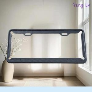 🔥🔥🔥fenglin 1 2PCS License Plate Frame Stainless Steel Car License Plate Cover Car Accessory For Japanese Standard License Plate