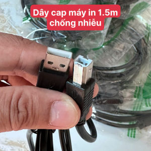 Dây cáp máy in 1.5m chống nhiễu hàng xịn | Dây cap máy in 2900 | dây kết nối máy in usb 2.0 chất lượng cao tốc độ truyền 500MB/s chống nhiễu tuyệt đối