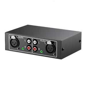 Bidirectional RCAs Audios Switches 4 in 1 Out Noiseless HiFi Stereo Splitter Box for Headphones and Game Consoles