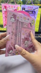 Sanrio My Melody Kuromi Stationery Set 💜 Cute School Supplies Pencil Ruler Pouch Gift for Girls