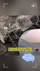 Fashion Personality Spider Shape Necklace Drop Pendant Necklace Female Hip Hop Zircon Collar Chain Party