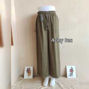 CELANA KULOT HIGHWAIST CRINKLE AIRFLOW JUMBO XXL